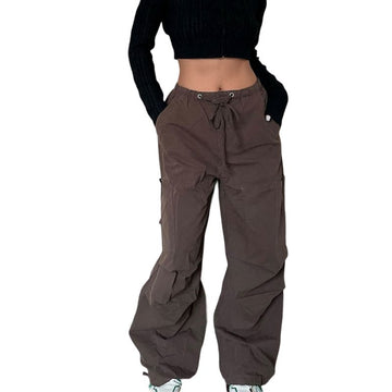 Loose Fit Pocket Cargo Pants