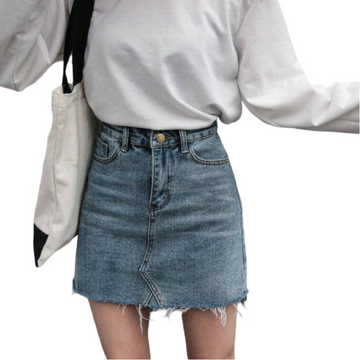 Gentillove High-Waist Denim Skirt